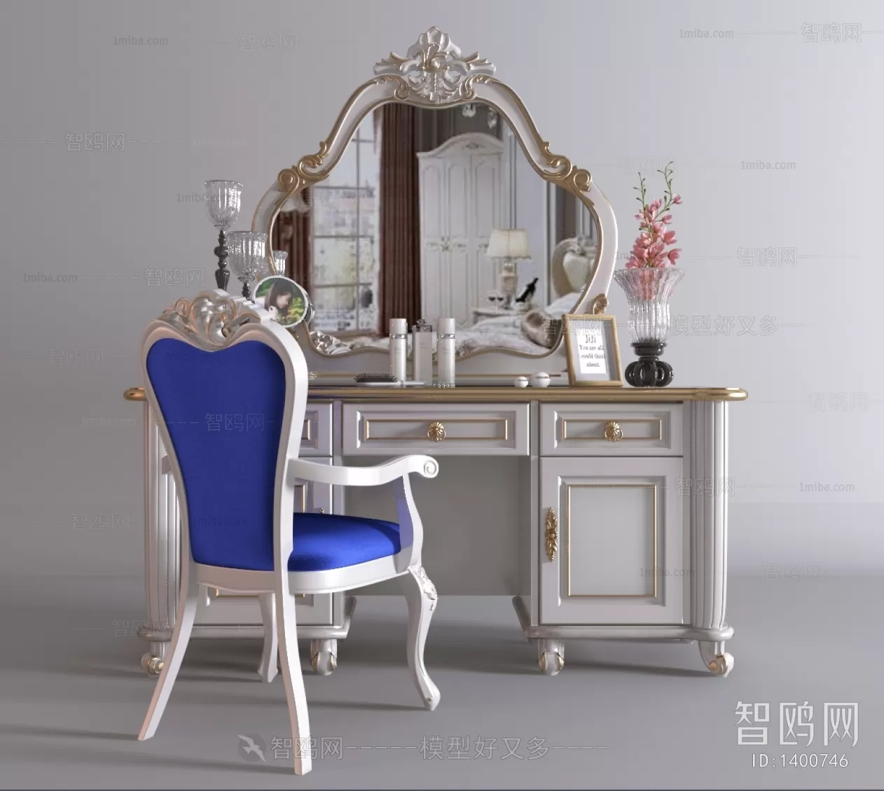 CLASSIC – DESSING TABLE 3D MODELS – 042 CLASSIC – DESSING TABLE 3D MODELS – 042