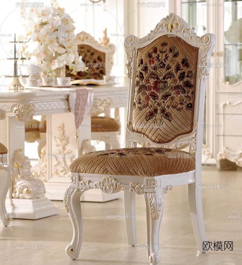 CLASSIC – DINING CHAIR 3DMODELS – 020 CLASSIC – DINING CHAIR 3DMODELS – 020