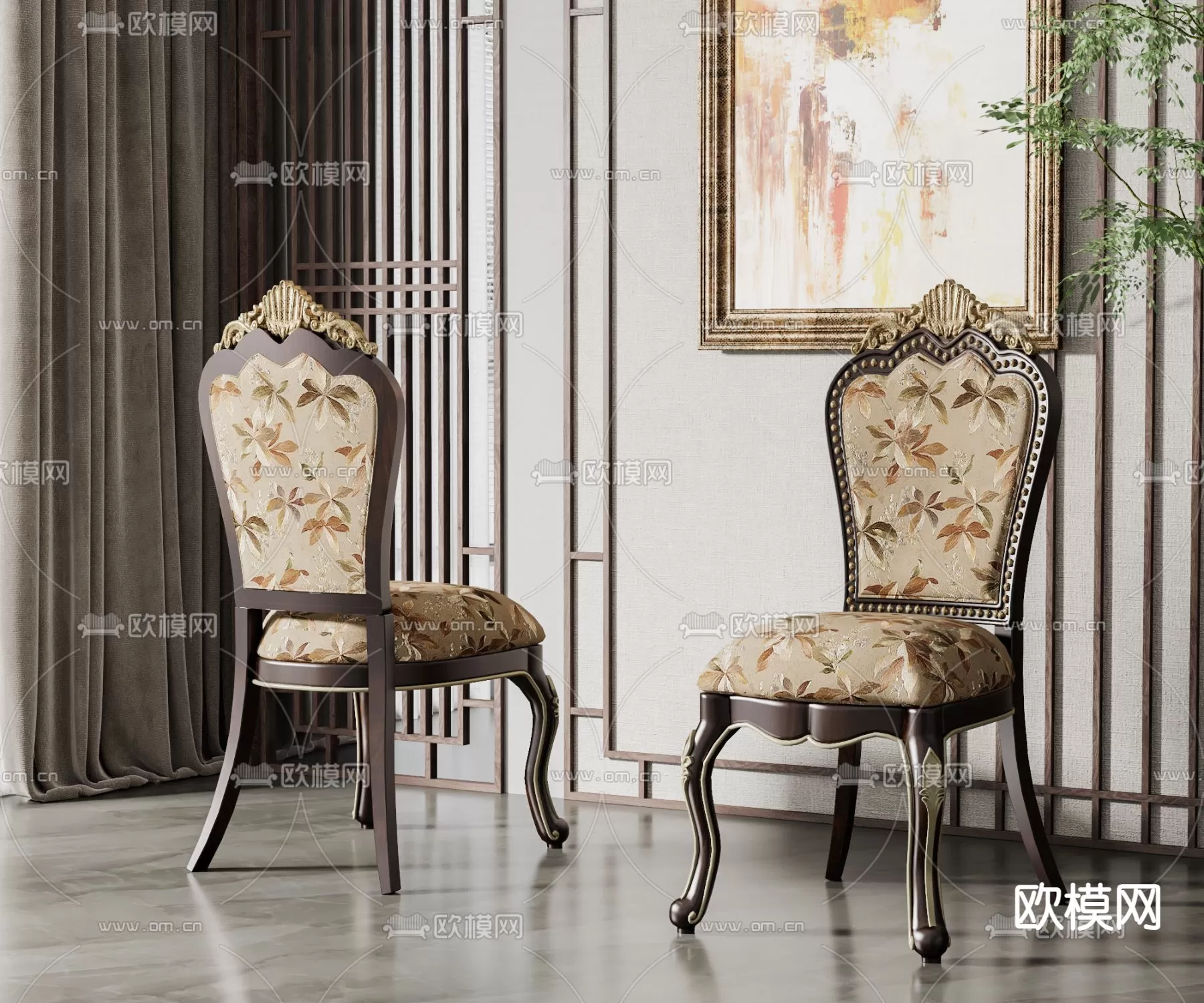 CLASSIC – DINING CHAIR 3DMODELS – 032 CLASSIC – DINING CHAIR 3DMODELS – 032