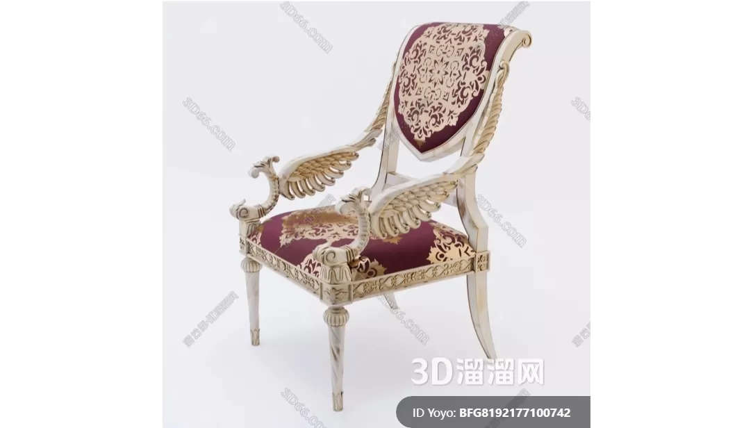 CLASSIC – DINING CHAIR 3DMODELS – 045 CLASSIC – DINING CHAIR 3DMODELS – 045