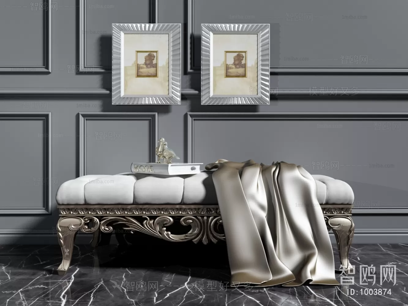 CLASSIC – BEDROOM DECOR 3DMODELS – 017 CLASSIC – BEDROOM DECOR 3DMODELS – 017