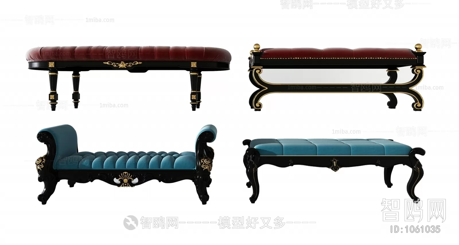 CLASSIC – BEDROOM DECOR 3DMODELS – 018 CLASSIC – BEDROOM DECOR 3DMODELS – 018