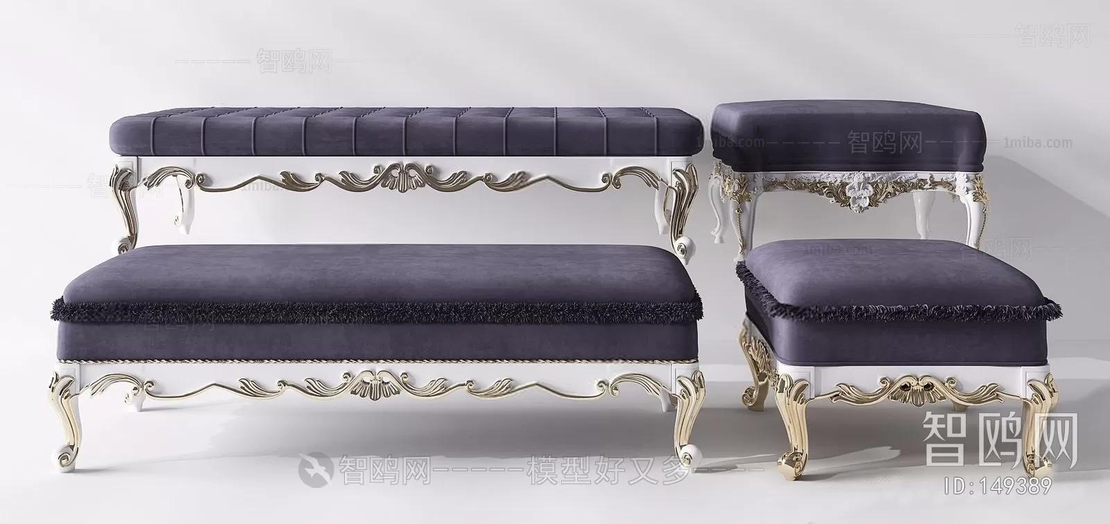 CLASSIC – BEDROOM DECOR 3DMODELS – 019 CLASSIC – BEDROOM DECOR 3DMODELS – 019