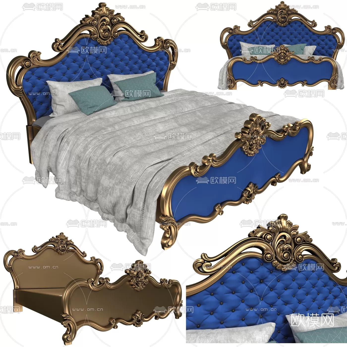 CLASSIC – BED – 3DS MAX MODELS – 012 CLASSIC – BED – 3DS MAX MODELS – 012