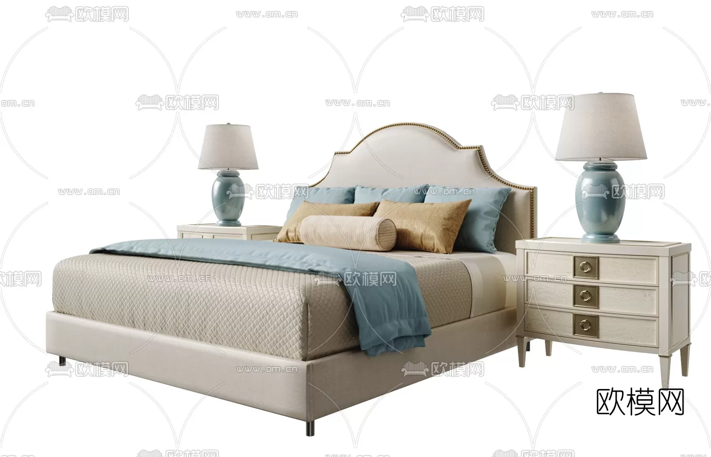 CLASSIC – BED – 3DS MAX MODELS – 015 CLASSIC – BED – 3DS MAX MODELS – 015