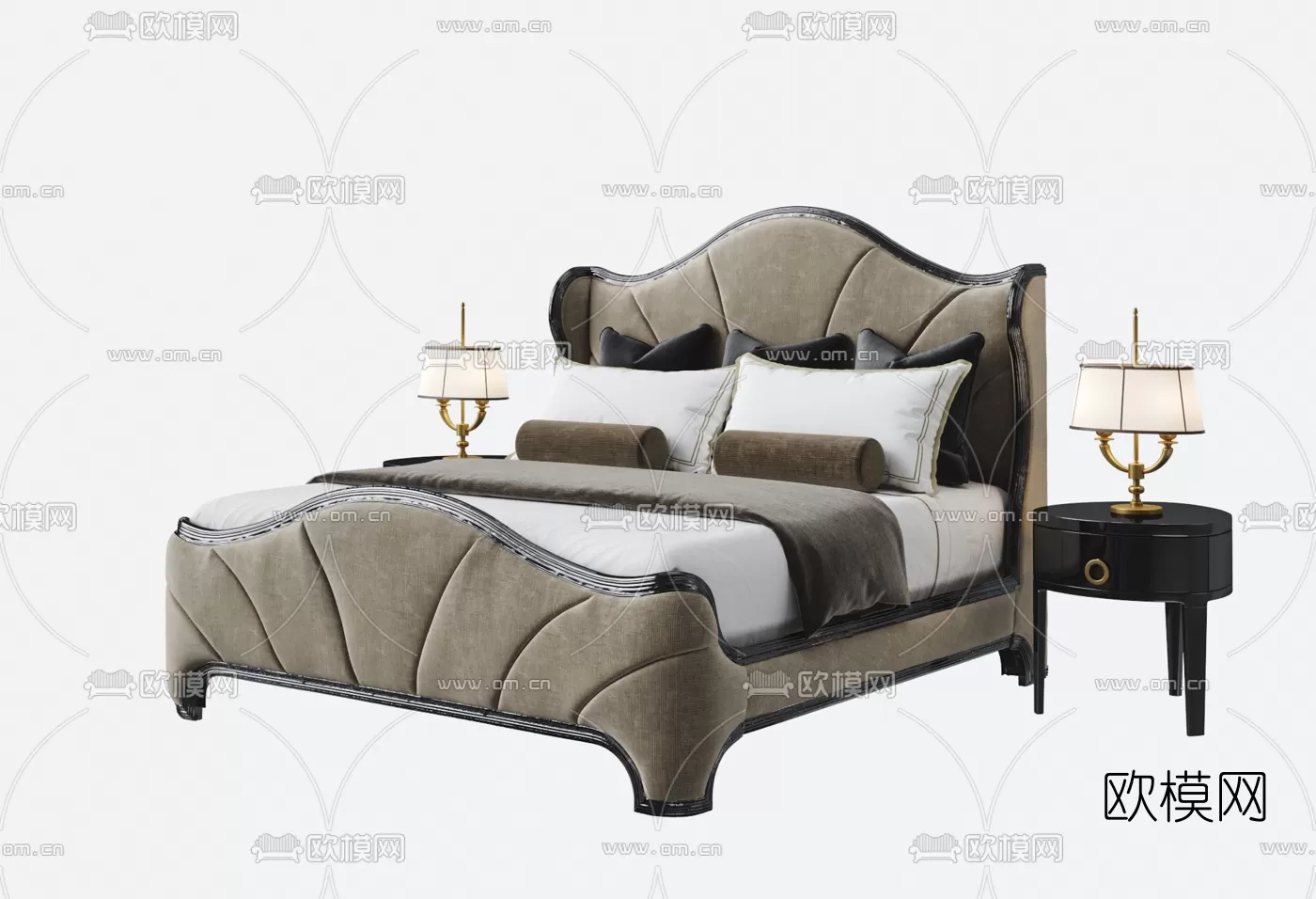 CLASSIC – BED – 3DS MAX MODELS – 016 CLASSIC – BED – 3DS MAX MODELS – 016