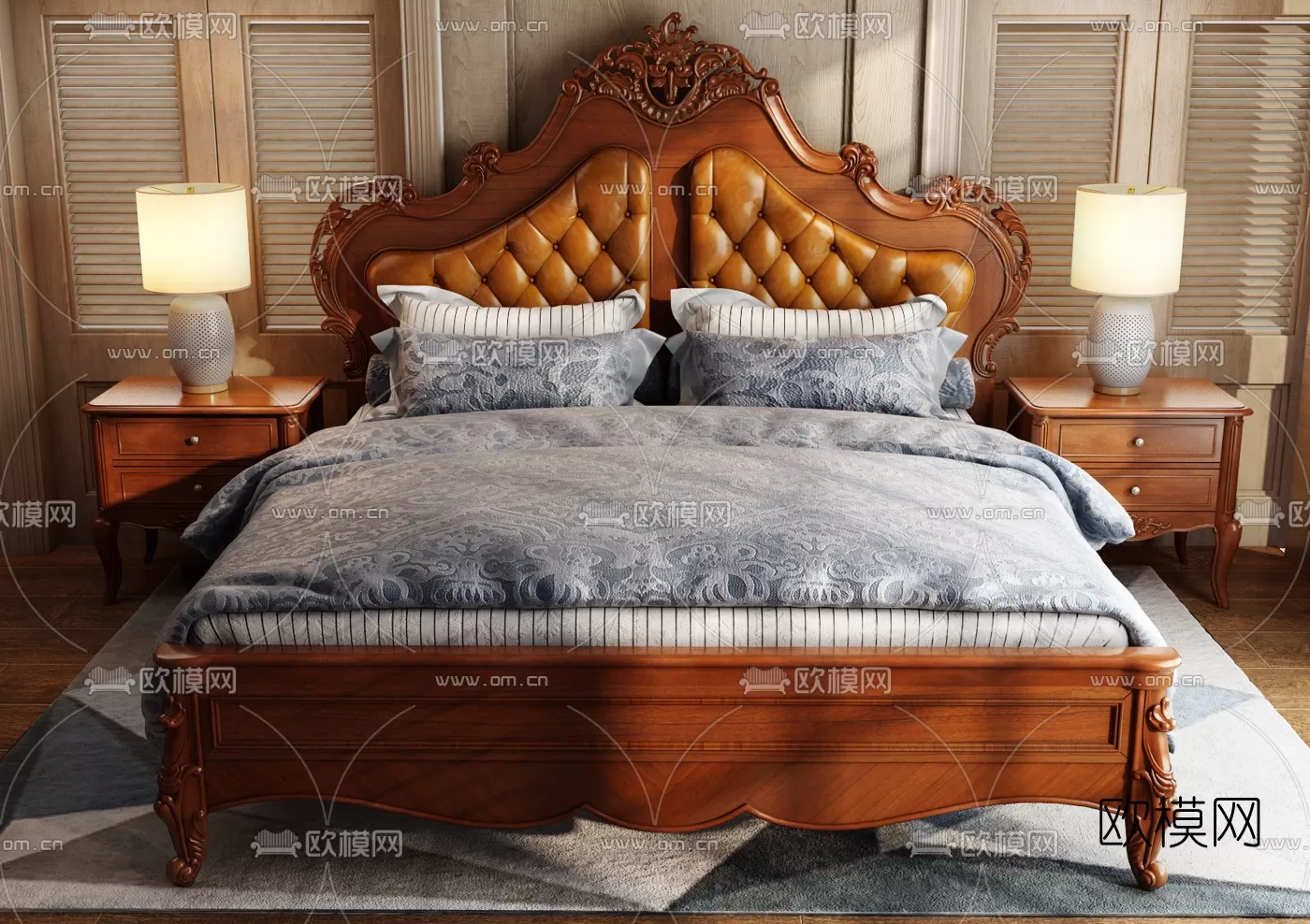CLASSIC – BED – 3DS MAX MODELS – 018 CLASSIC – BED – 3DS MAX MODELS – 018