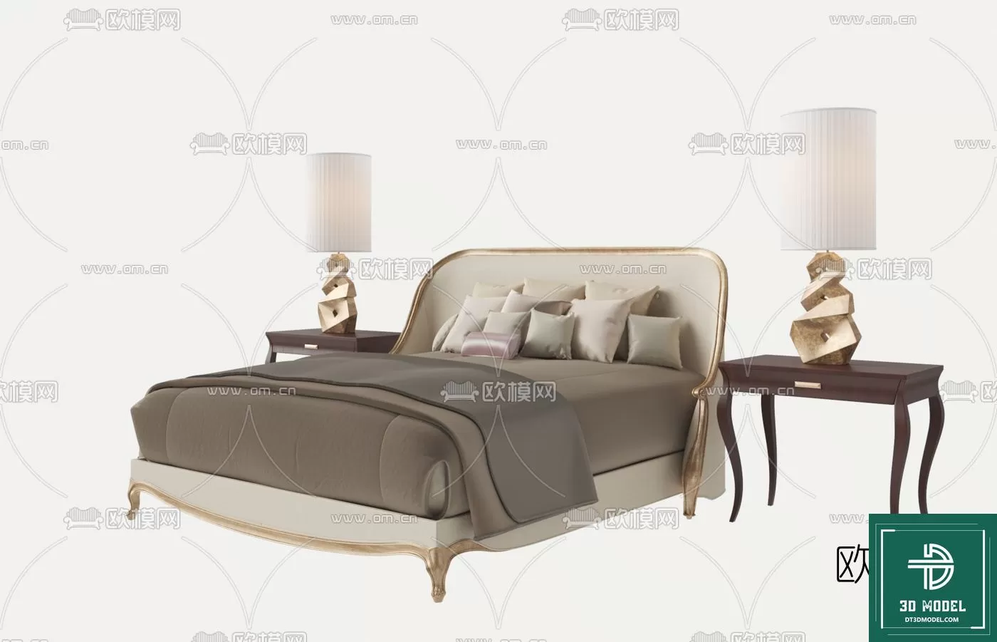 CLASSIC – BED – 3DS MAX MODELS – 025 CLASSIC – BED – 3DS MAX MODELS – 025