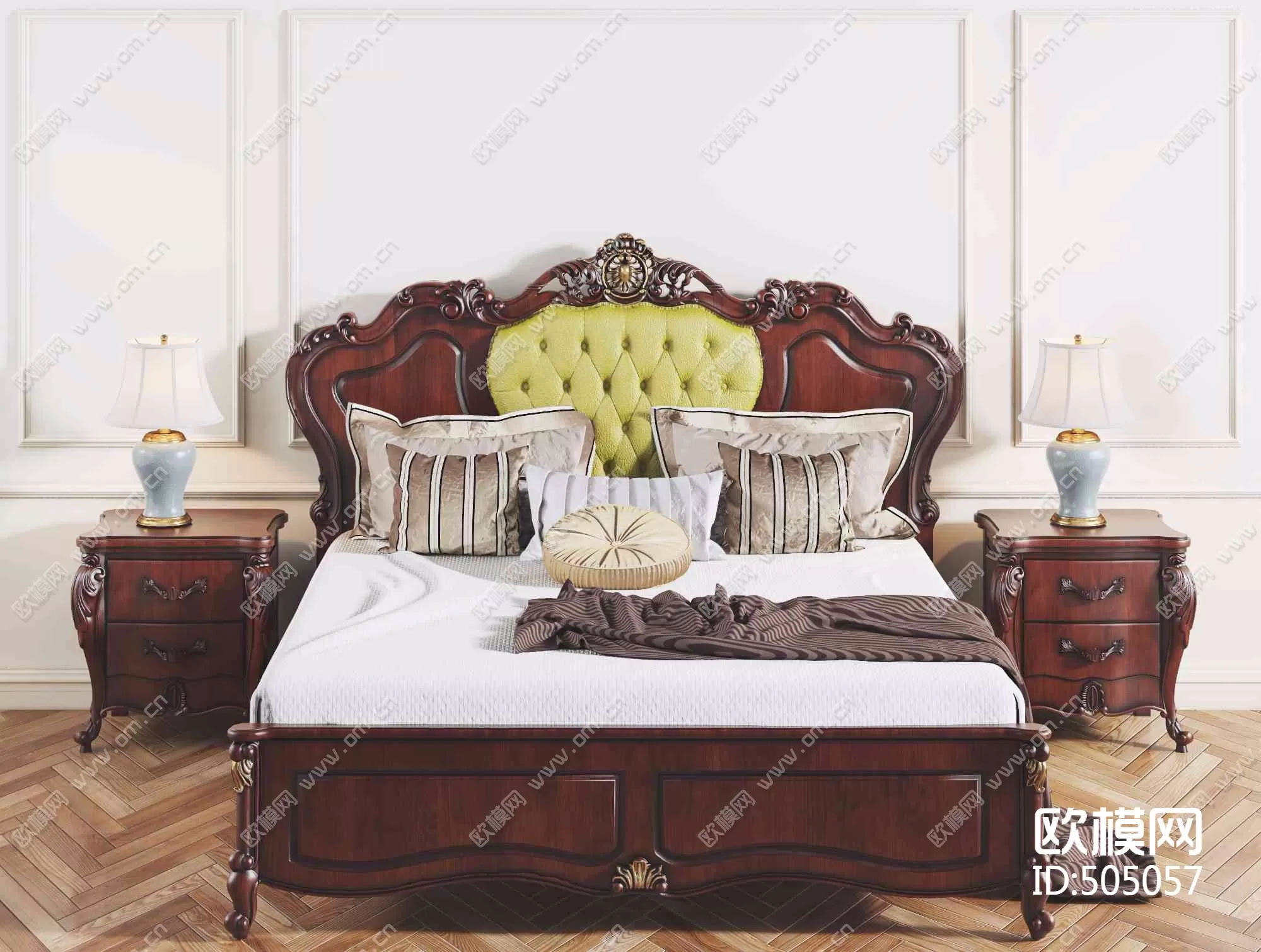 CLASSIC – BED – 3DS MAX MODELS – 061