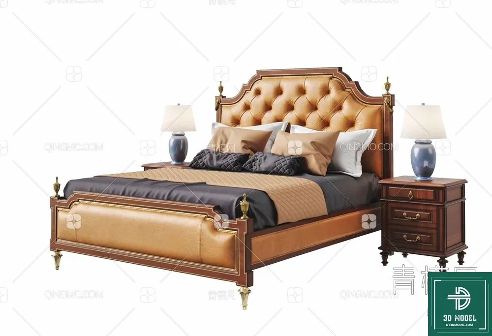 CLASSIC – BED – 3DS MAX MODELS – 062