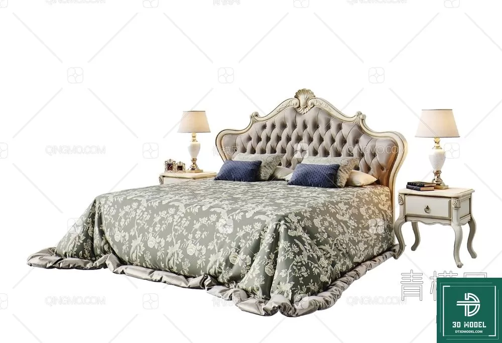 CLASSIC – BED – 3DS MAX MODELS – 071