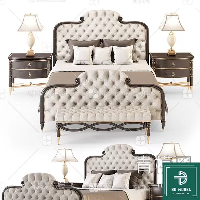 CLASSIC – BED – 3DS MAX MODELS – 076