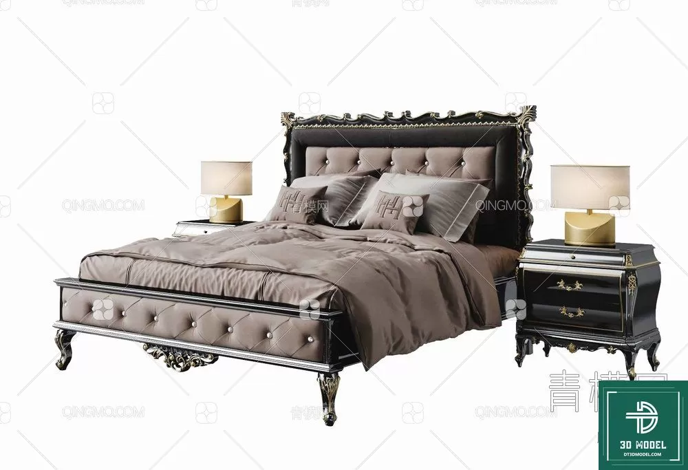 CLASSIC – BED – 3DS MAX MODELS – 078