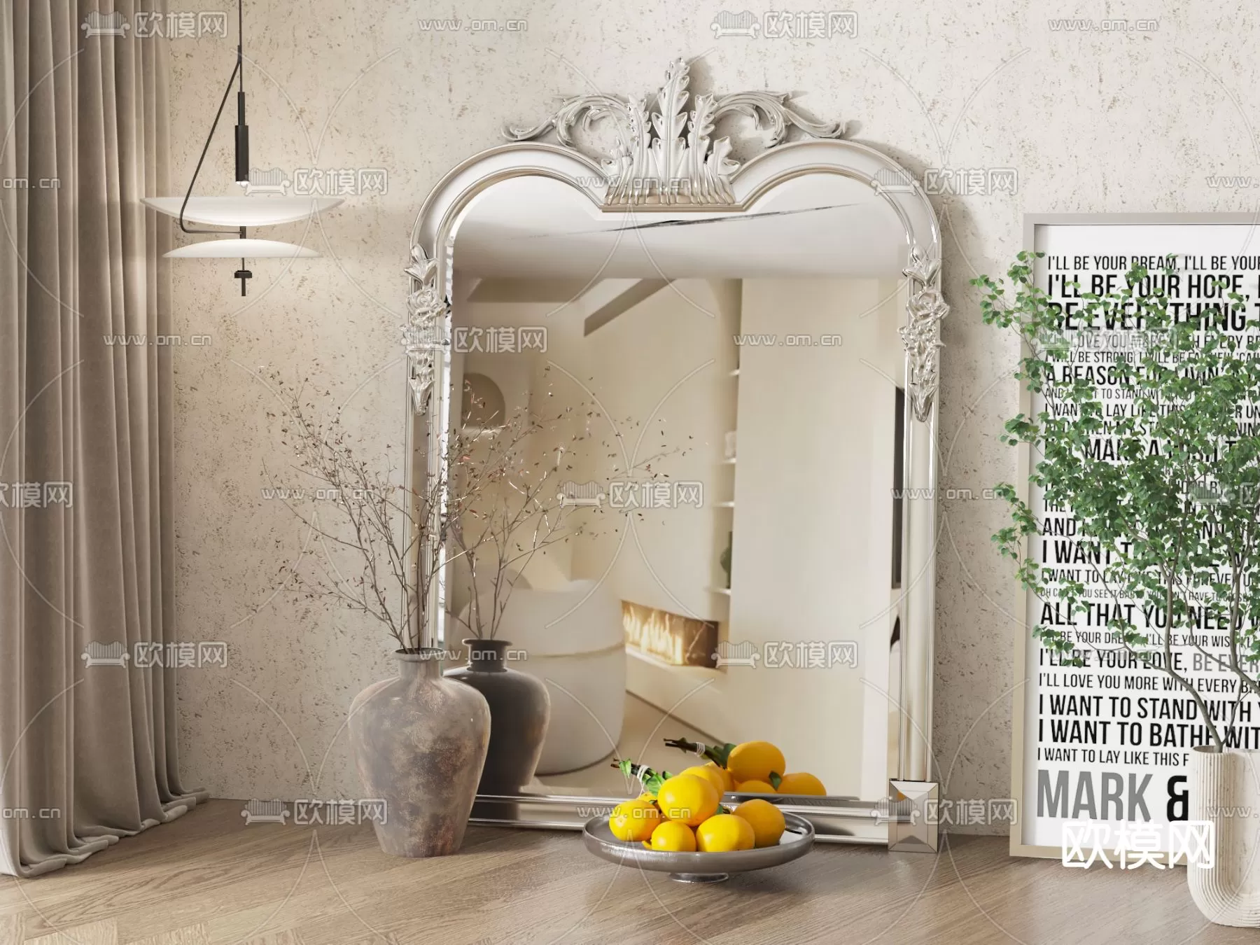 CLASSIC – BED – 3DS MAX MODELS – 092