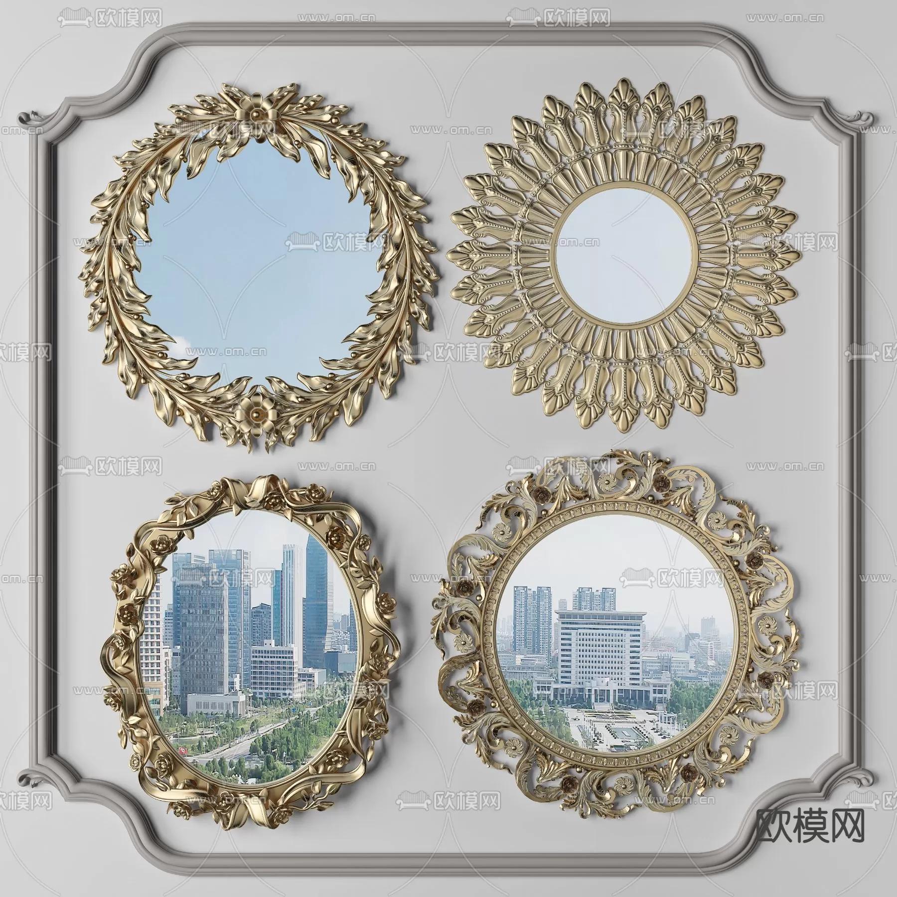 CLASSIC – BED – 3DS MAX MODELS – 093