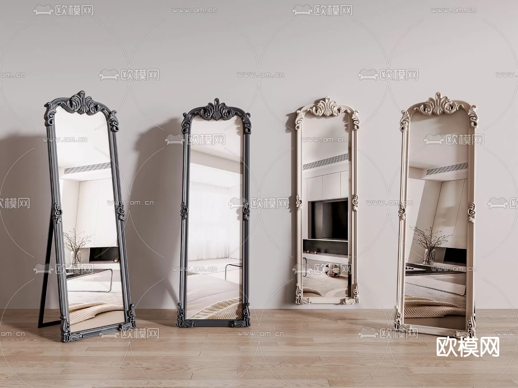 CLASSIC – BED – 3DS MAX MODELS – 094
