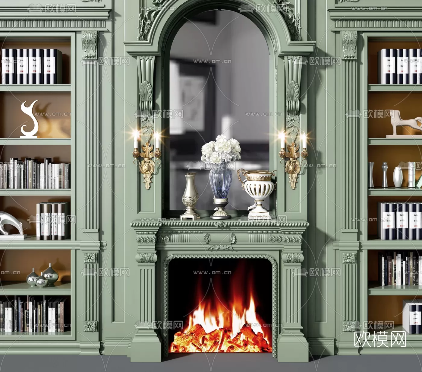 CLASSIC – FIREPLACE 3DMODELS – 038