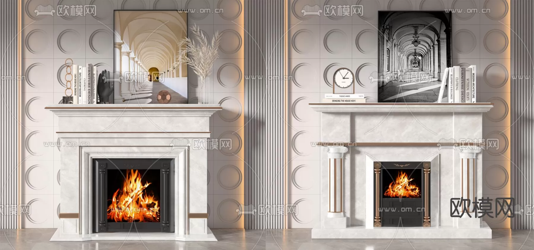 CLASSIC – FIREPLACE 3DMODELS – 073 CLASSIC – FIREPLACE 3DMODELS – 073