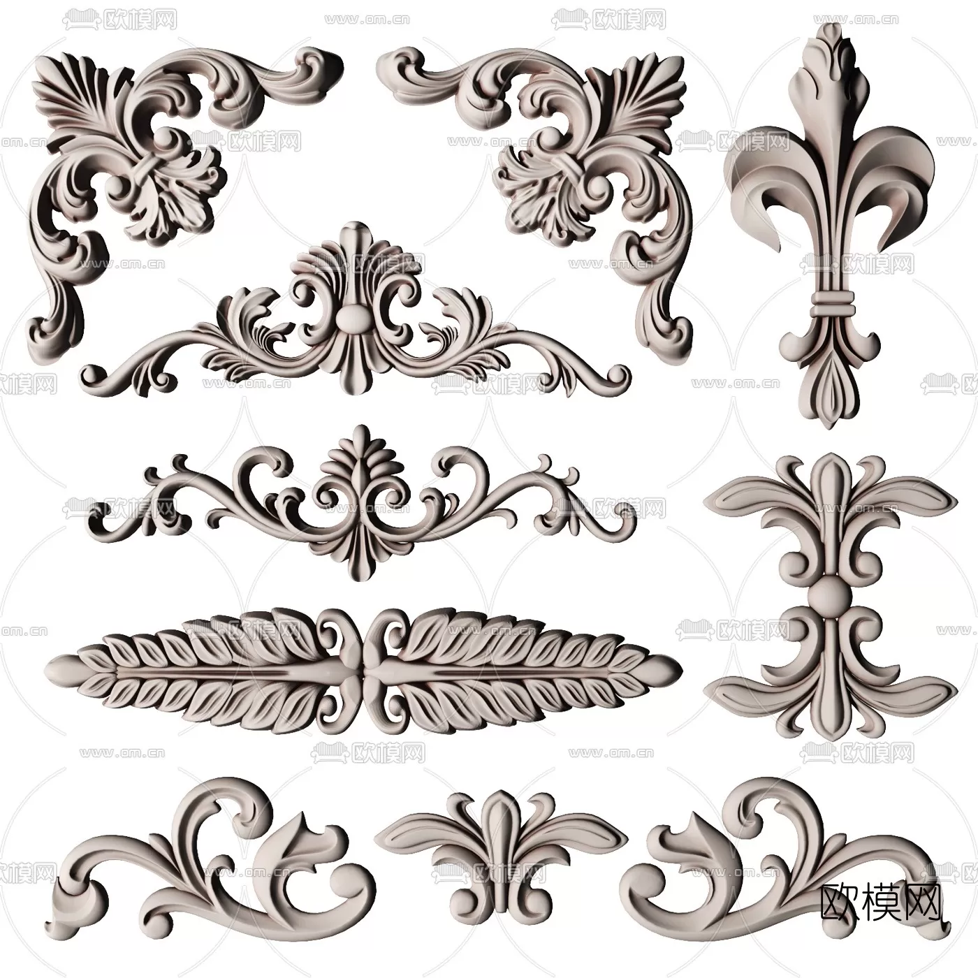 CLASSIC – MOULDING 3DS MODELS – WALL CORNER – 006 CLASSIC – MOULDING 3DS MODELS – WALL CORNER – 006