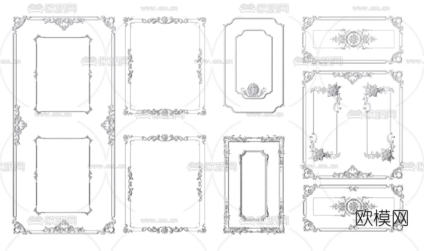CLASSIC – MOULDING 3DS MODELS – WALL CORNER – 014 CLASSIC – MOULDING 3DS MODELS – WALL CORNER – 014