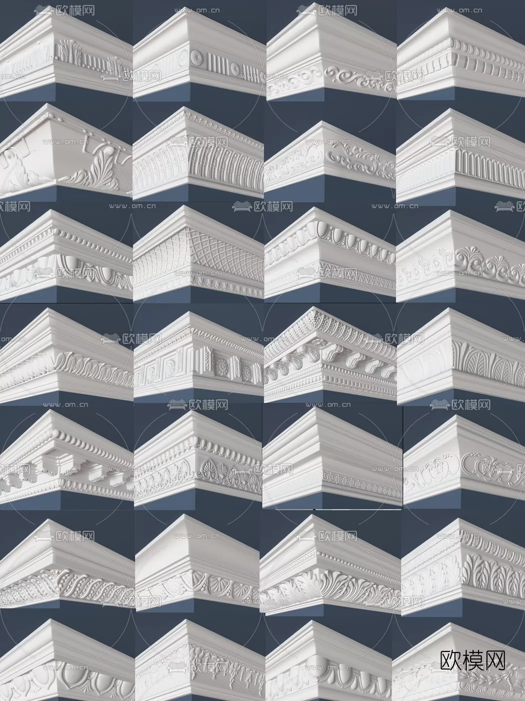 CLASSIC – MOULDING 3DS MODELS – WALL CORNER – 015 CLASSIC – MOULDING 3DS MODELS – WALL CORNER – 015