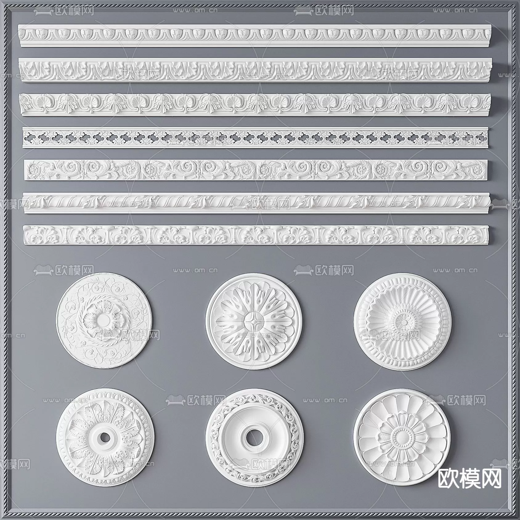 CLASSIC – MOULDING 3DS MODELS – WALL CORNER – 024 CLASSIC – MOULDING 3DS MODELS – WALL CORNER – 024