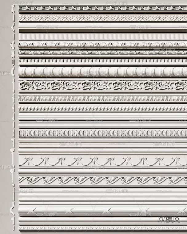 CLASSIC – MOULDING 3DS MODELS – WALL CORNER – 028 CLASSIC – MOULDING 3DS MODELS – WALL CORNER – 028