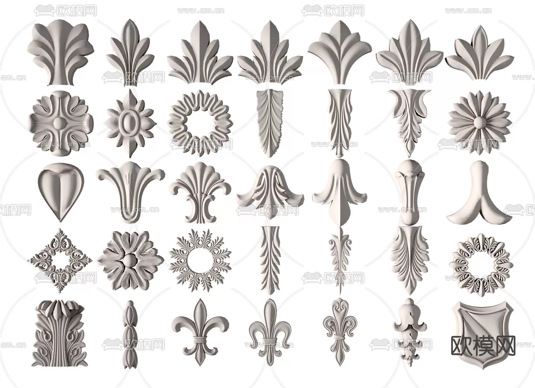 CLASSIC – MOULDING 3DS MODELS – WALL CORNER – 034 CLASSIC – MOULDING 3DS MODELS – WALL CORNER – 034