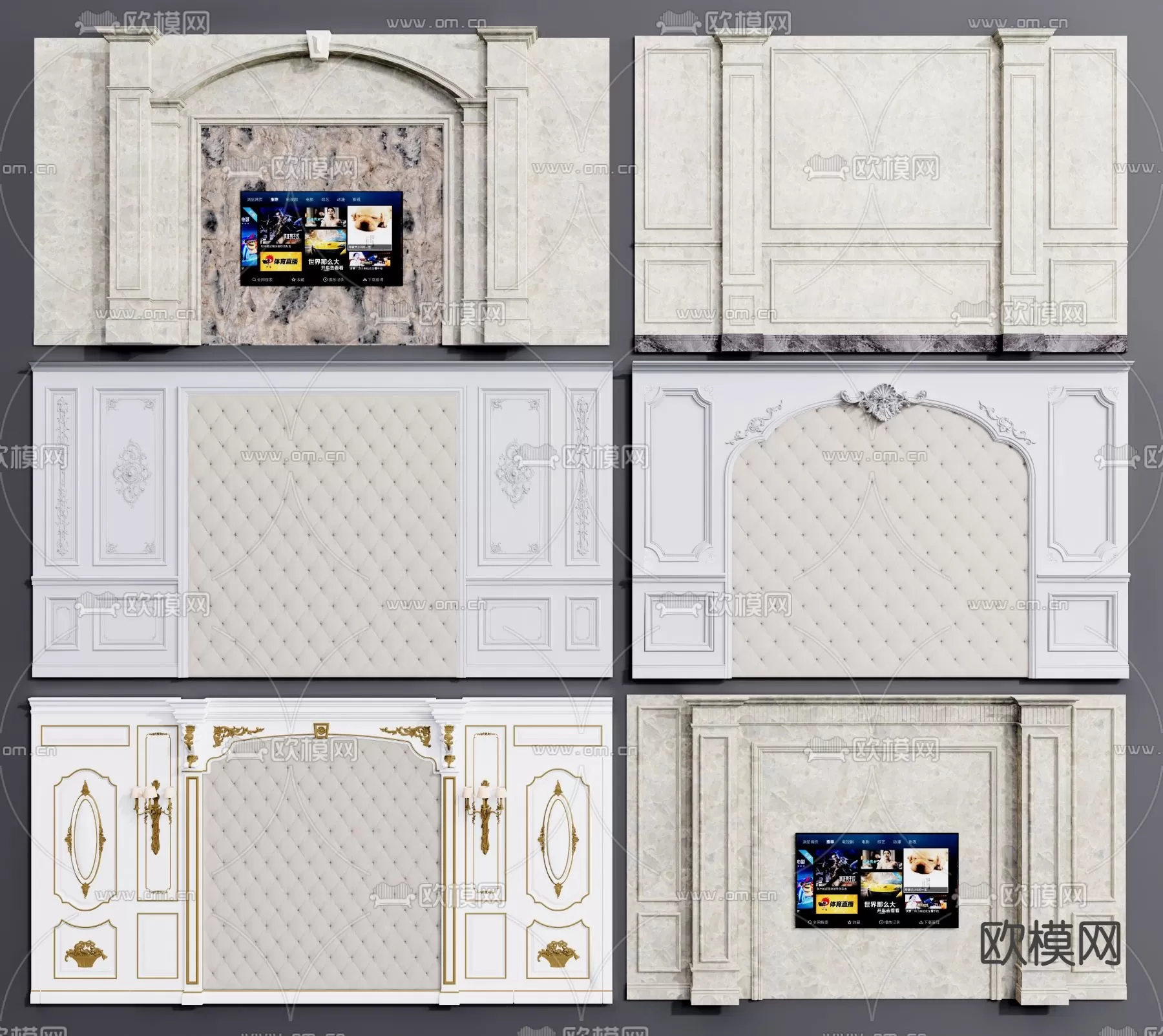 CLASSIC – MOULDING 3DS MODELS – WALL CORNER – 037 CLASSIC – MOULDING 3DS MODELS – WALL CORNER – 037