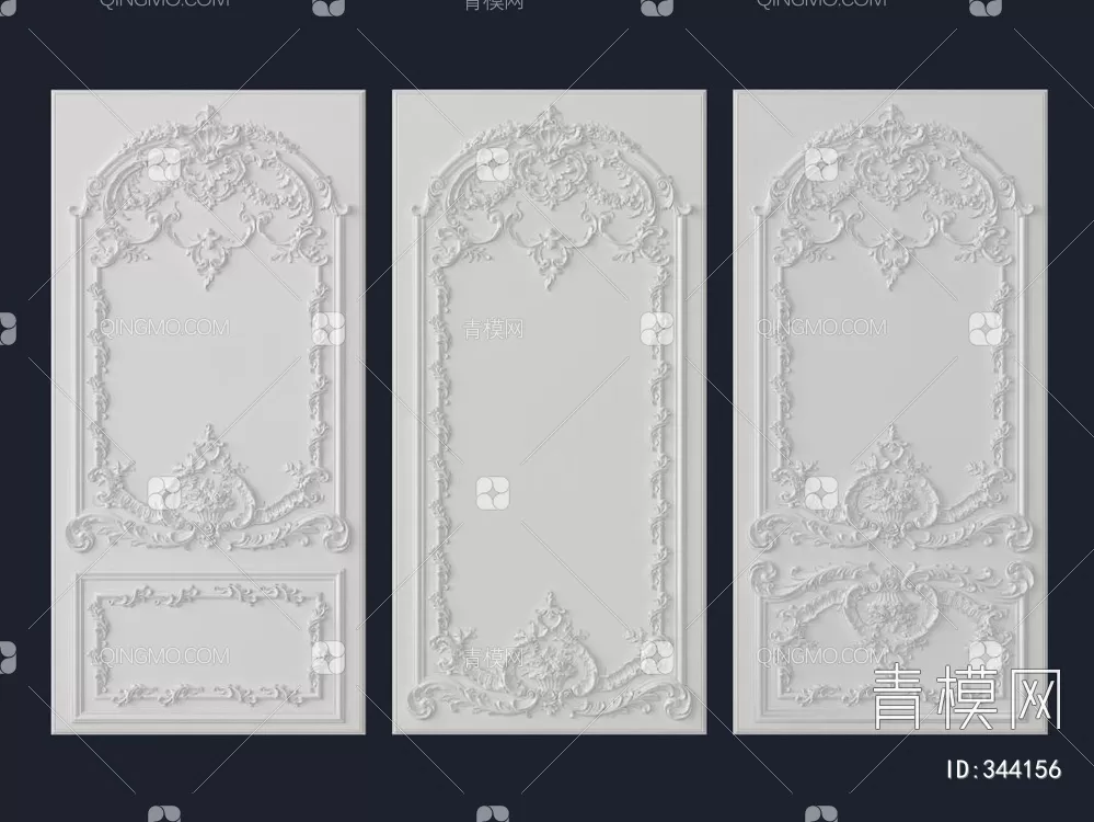 CLASSIC – MOULDING 3DS MODELS – WALL CORNER – 045 CLASSIC – MOULDING 3DS MODELS – WALL CORNER – 045