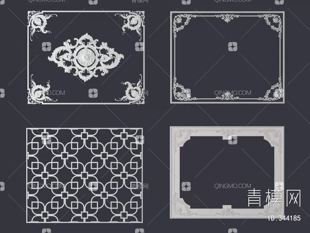 CLASSIC – MOULDING 3DS MODELS – WALL CORNER – 049 CLASSIC – MOULDING 3DS MODELS – WALL CORNER – 049