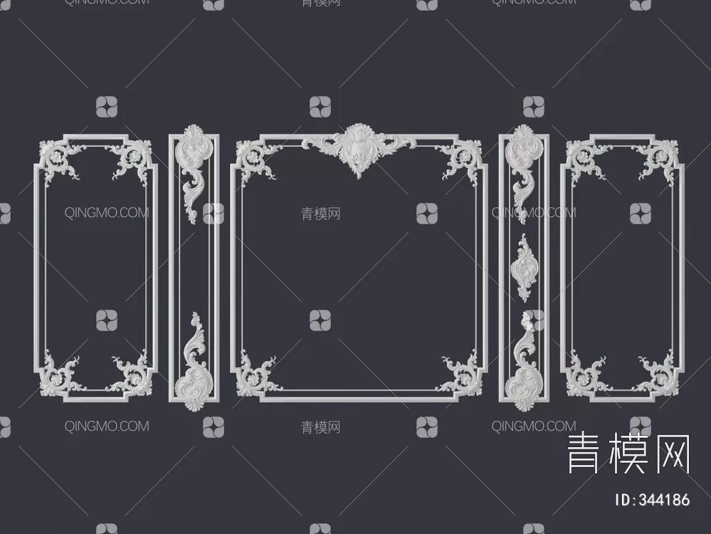 CLASSIC – MOULDING 3DS MODELS – WALL CORNER – 050 CLASSIC – MOULDING 3DS MODELS – WALL CORNER – 050