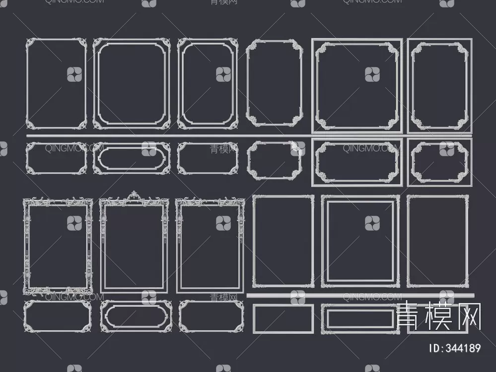 CLASSIC – MOULDING 3DS MODELS – WALL CORNER – 051 CLASSIC – MOULDING 3DS MODELS – WALL CORNER – 051