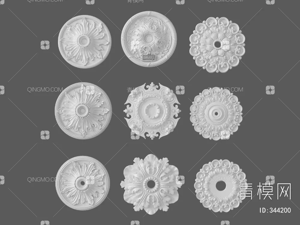 CLASSIC – MOULDING 3DS MODELS – WALL CORNER – 052 CLASSIC – MOULDING 3DS MODELS – WALL CORNER – 052