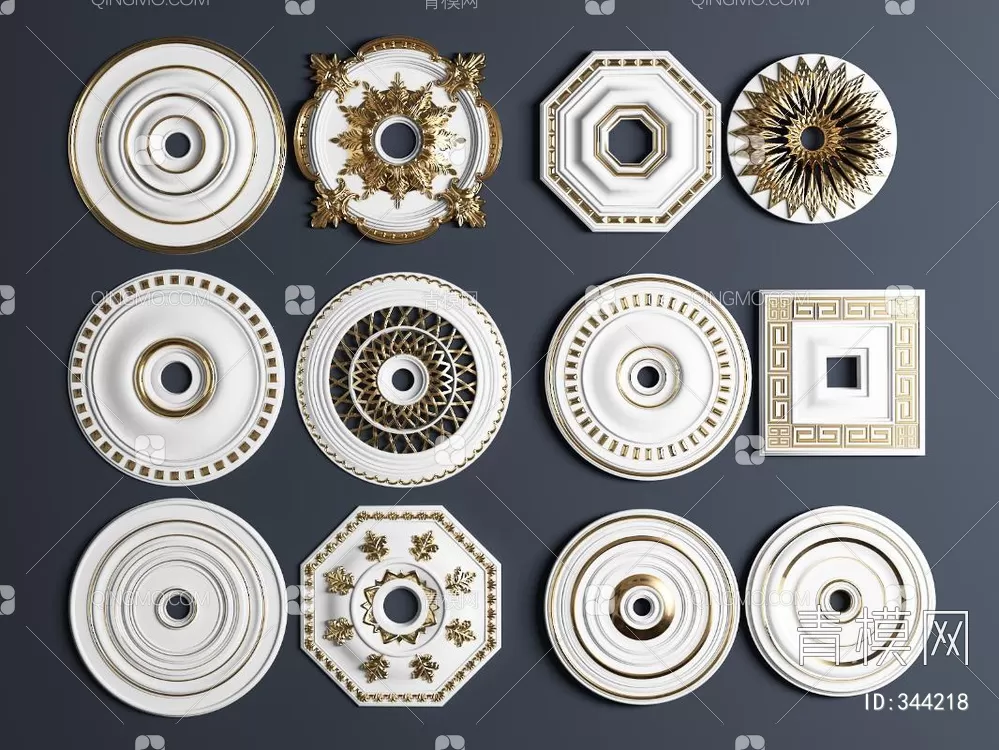 CLASSIC – MOULDING 3DS MODELS – WALL CORNER – 054 CLASSIC – MOULDING 3DS MODELS – WALL CORNER – 054