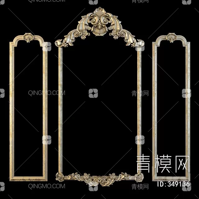 CLASSIC – MOULDING 3DS MODELS – WALL CORNER – 057 CLASSIC – MOULDING 3DS MODELS – WALL CORNER – 057