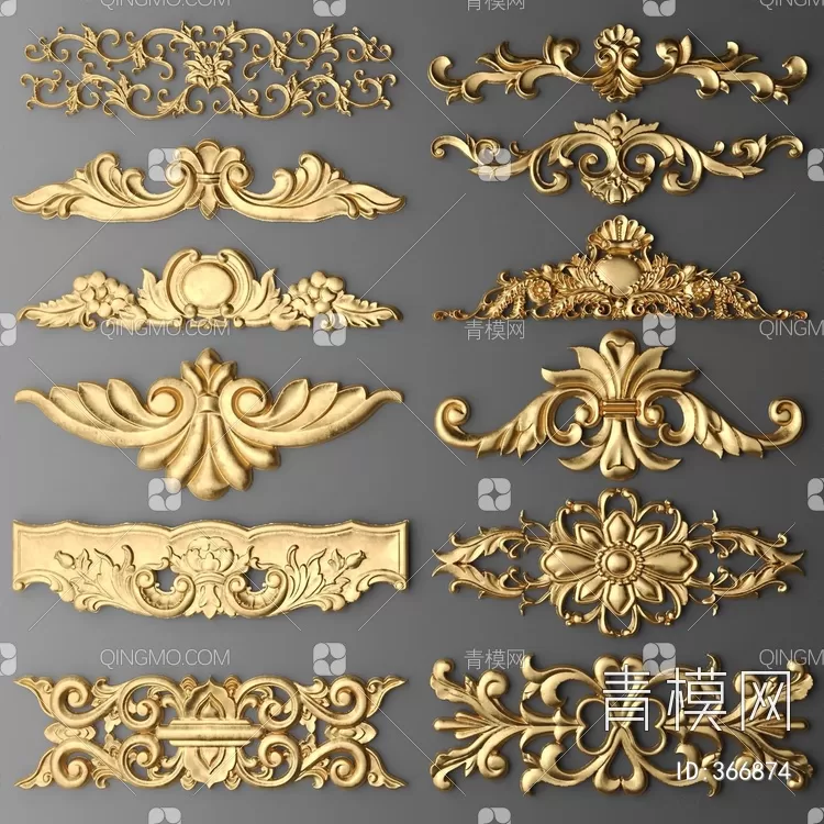 CLASSIC – MOULDING 3DS MODELS – WALL CORNER – 069 CLASSIC – MOULDING 3DS MODELS – WALL CORNER – 069