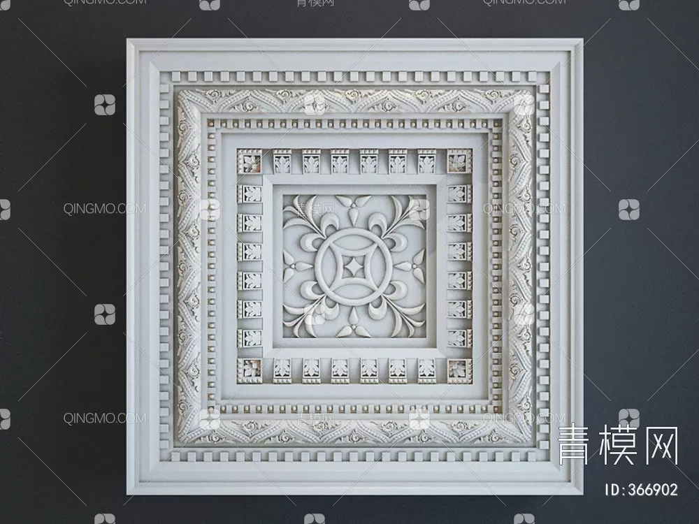 CLASSIC – MOULDING 3DS MODELS – WALL CORNER – 075 CLASSIC – MOULDING 3DS MODELS – WALL CORNER – 075