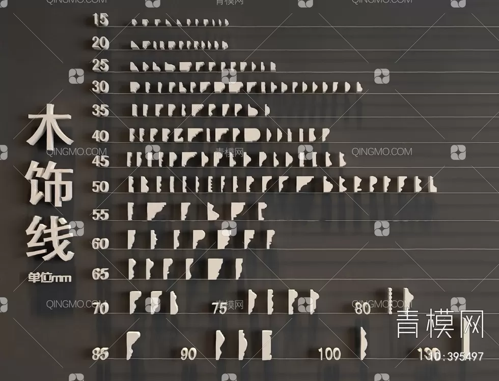 CLASSIC – MOULDING 3DS MODELS – WALL CORNER – 087 CLASSIC – MOULDING 3DS MODELS – WALL CORNER – 087