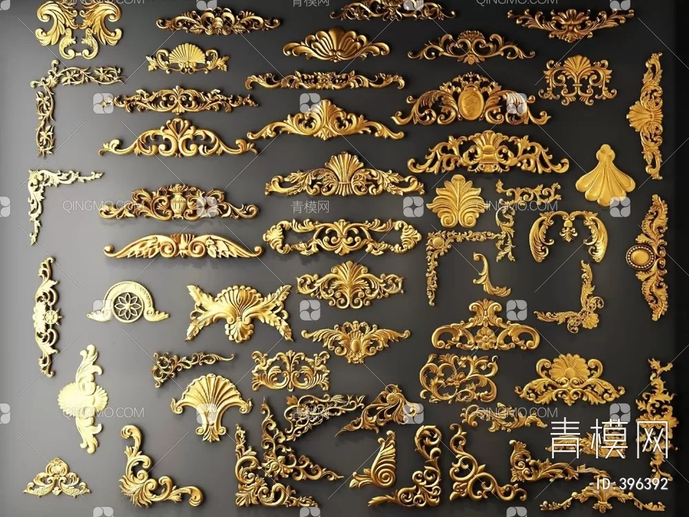 CLASSIC – MOULDING 3DS MODELS – WALL CORNER – 095 CLASSIC – MOULDING 3DS MODELS – WALL CORNER – 095