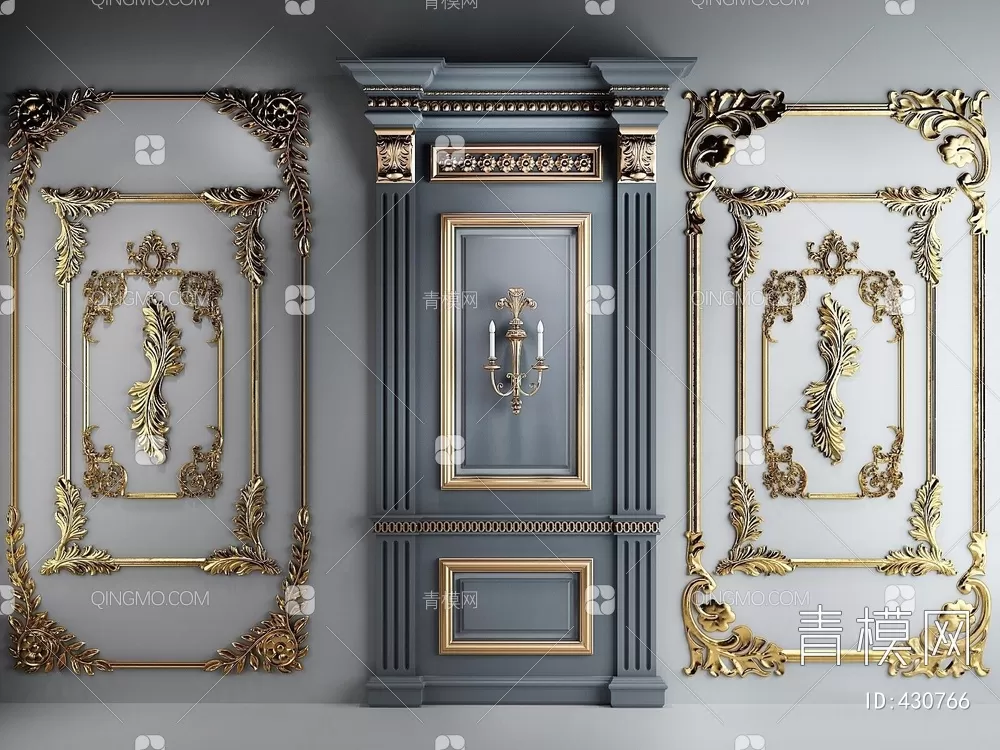 CLASSIC – MOULDING 3DS MODELS – WALL CORNER – 111 CLASSIC – MOULDING 3DS MODELS – WALL CORNER – 111