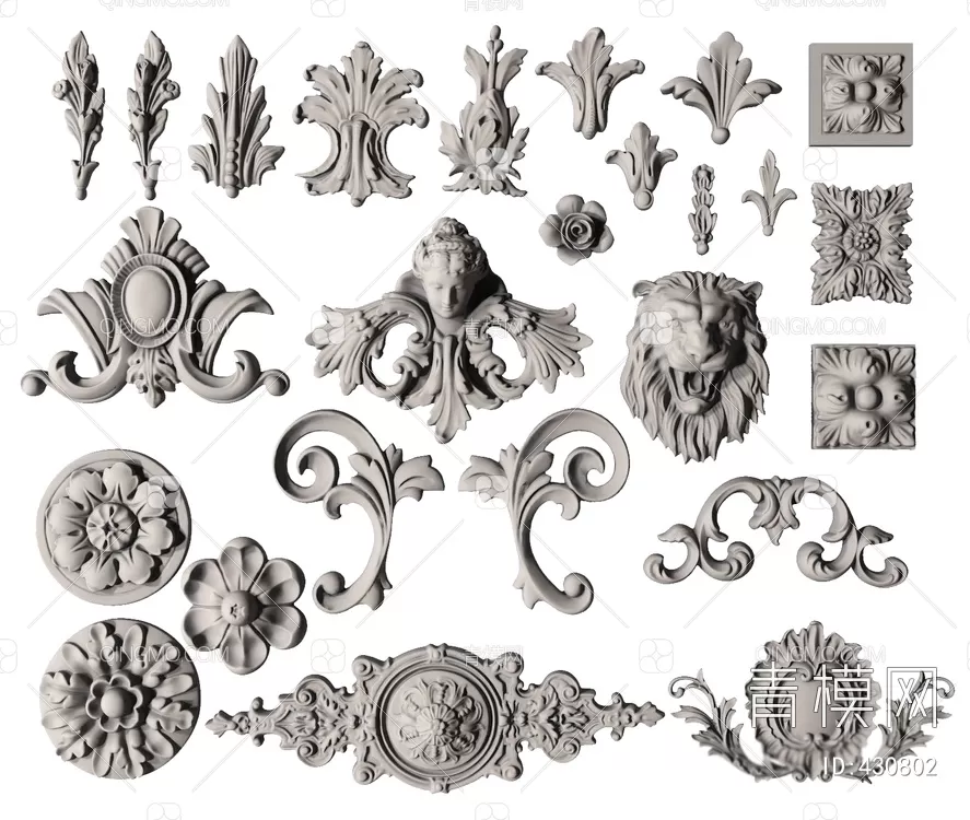 CLASSIC – MOULDING 3DS MODELS – WALL CORNER – 118 CLASSIC – MOULDING 3DS MODELS – WALL CORNER – 118