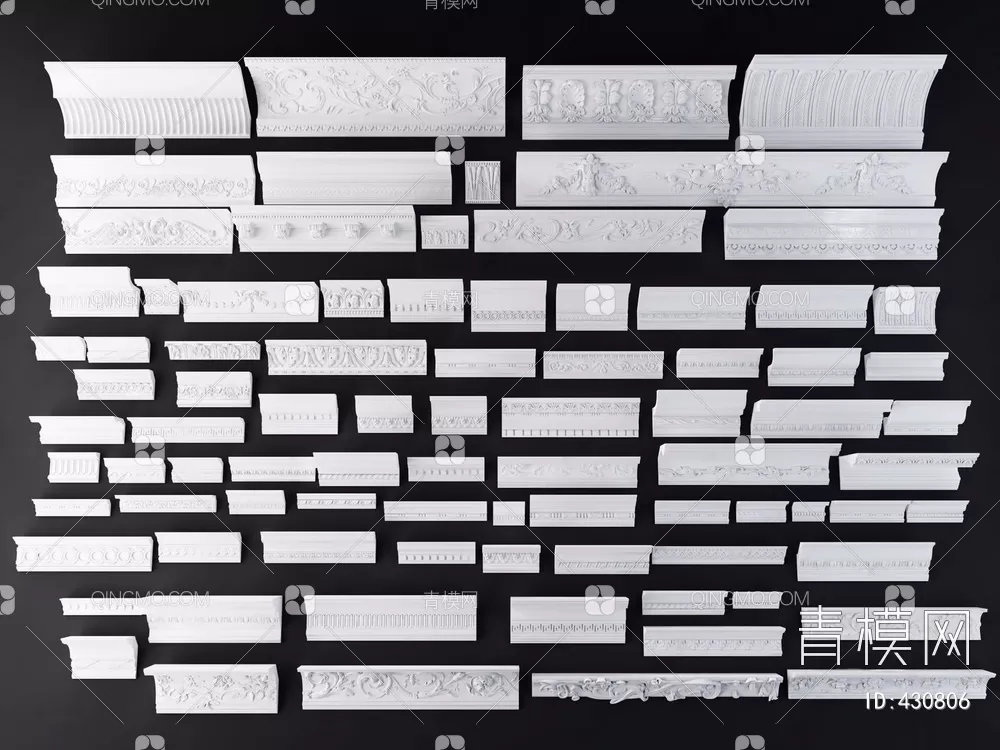 CLASSIC – MOULDING 3DS MODELS – WALL CORNER – 119 CLASSIC – MOULDING 3DS MODELS – WALL CORNER – 119