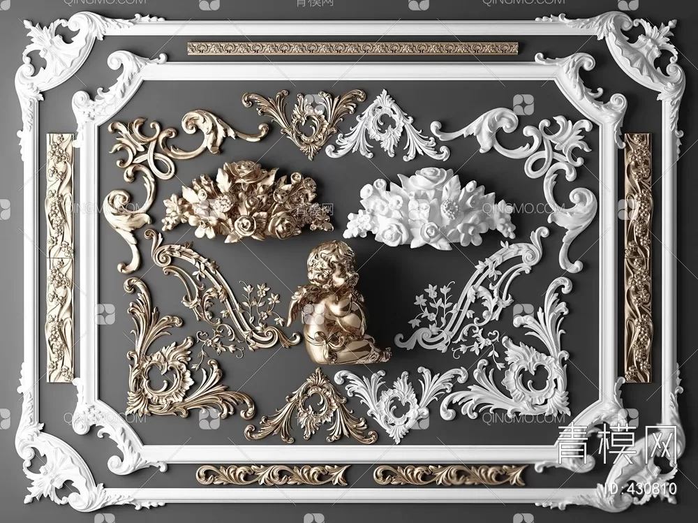 CLASSIC – MOULDING 3DS MODELS – WALL CORNER – 120 CLASSIC – MOULDING 3DS MODELS – WALL CORNER – 120