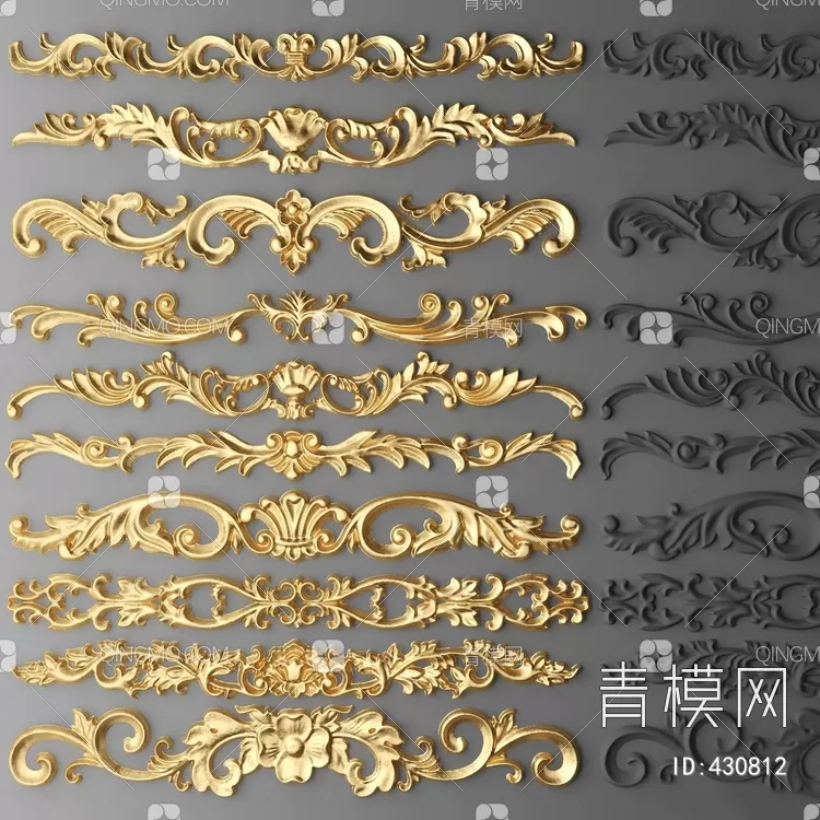 CLASSIC – MOULDING 3DS MODELS – WALL CORNER – 121 CLASSIC – MOULDING 3DS MODELS – WALL CORNER – 121