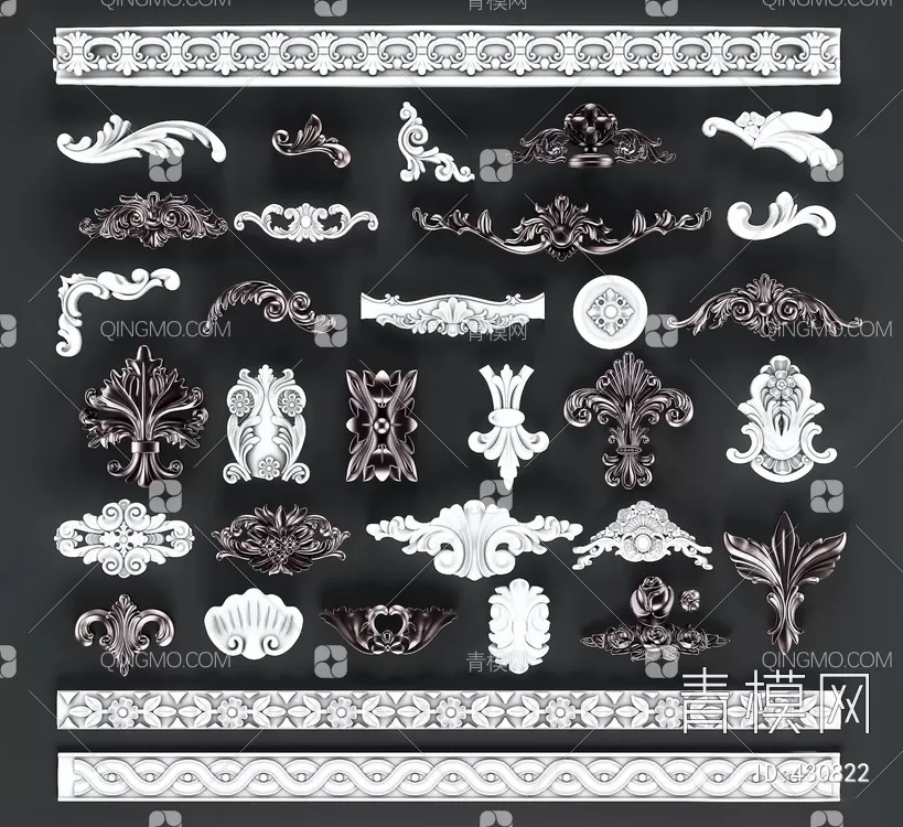 CLASSIC – MOULDING 3DS MODELS – WALL CORNER – 123 CLASSIC – MOULDING 3DS MODELS – WALL CORNER – 123