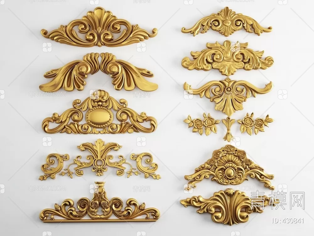 CLASSIC – MOULDING 3DS MODELS – WALL CORNER – 126 CLASSIC – MOULDING 3DS MODELS – WALL CORNER – 126