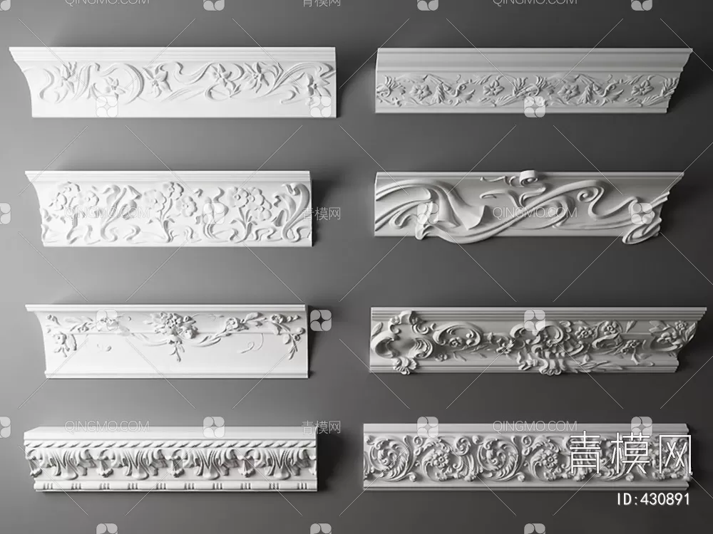CLASSIC – MOULDING 3DS MODELS – WALL CORNER – 134 CLASSIC – MOULDING 3DS MODELS – WALL CORNER – 134
