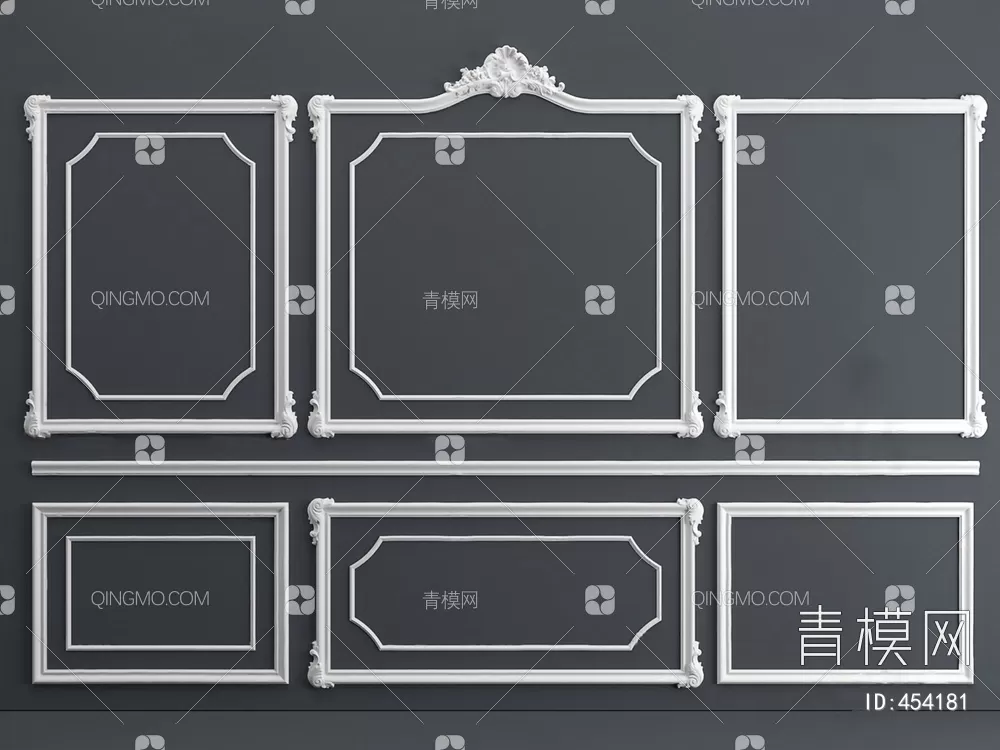 CLASSIC – MOULDING 3DS MODELS – WALL CORNER – 145 CLASSIC – MOULDING 3DS MODELS – WALL CORNER – 145