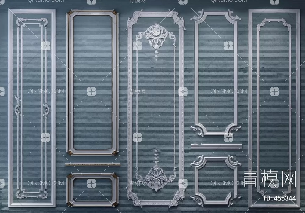 CLASSIC – MOULDING 3DS MODELS – WALL CORNER – 147 CLASSIC – MOULDING 3DS MODELS – WALL CORNER – 147